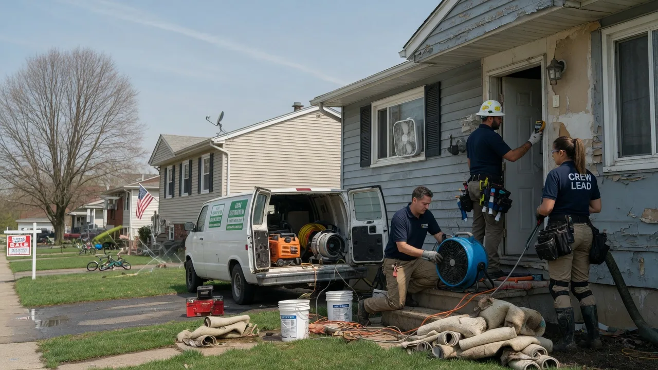 Flood Cleanup in Doylestown, WI near me