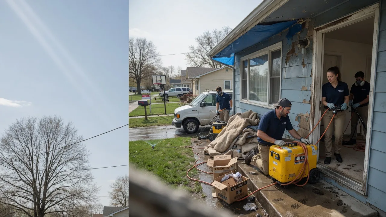 Basement Flood Cleanup in Doylestown, WI near me